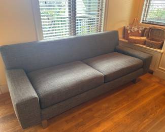 $480 Crate and Barrel Steele sofa. 81"w x 35.25"d x 30.75"h