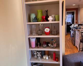 Vases for sale in person.