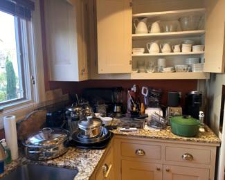 More kitchen items all for sale in person.