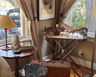 Items for sale in person.