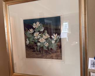 $600. "Northern Blood Foot" by Mary Wrinch. 17.75" x 18.25"