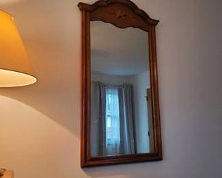 Matching maple mirror