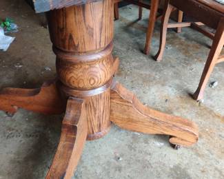 The table has a 42" round table top.