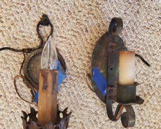 Vintage wall scounces