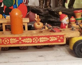 Wooden vintage truck/tractor