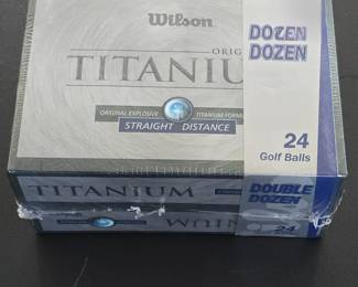 Wilson Titanium Double Dozen Golf Balls Count