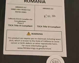 Arhaus Arlington Dining Table and Eight Upholstered Chairs Set 