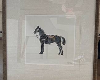 Equestrian Study No. by C. Barrett