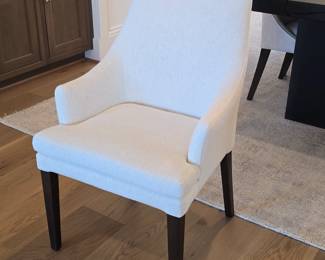 Arhaus Arlington Dining Table and Eight Upholstered Chairs Set 