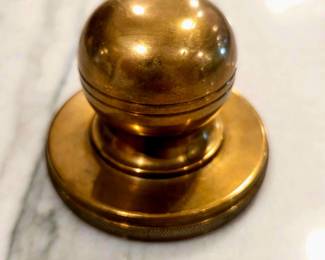 Antique Brass Paperweight