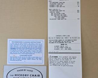 The Hickory Chair Company Wingback Armchair 