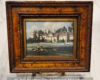 H. Hal Kramer Co. Antiqued Miniature Collection Framed Print