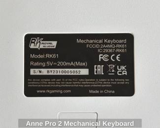 Anne Pro Mechanical Keyboard second image