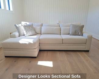 Designer Looks Sectional Sofa