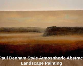 Paul Denham Style Atmospheric Abstract Landscape Painting