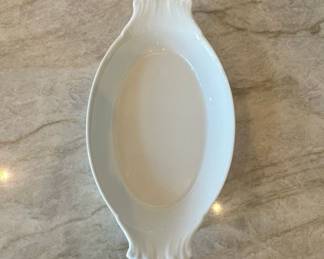 APILCO Porcelaine a Feu Oval Gratin Dish