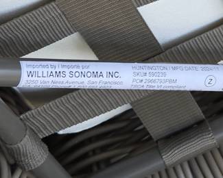 Williams Sonoma Huntington Wicker Patio Set 