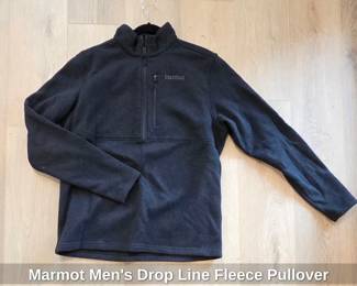 Marmot Mens Drop Line Fleece Pullover