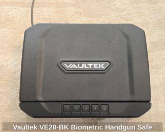 Vaultek VE20-BK Biometric Handgun Safe