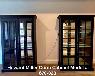 Howard Miller Curio Cabinet Model 670-023