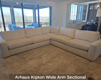 Arhaus Kipton Wide Arm Sectional