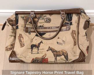 Signare Tapestry Horse Print Travel Bag