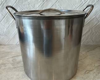 Large Stainless Steel Stock Pot with Lid
