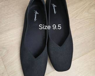 Ammie Womens Knit Ballet Flats