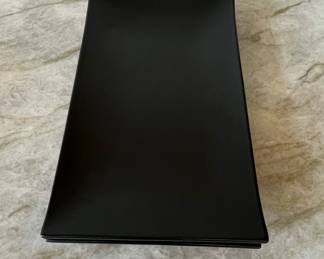World Market Black Matte Rectangular Serving Platter