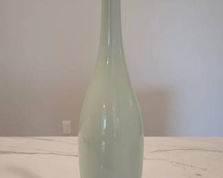 Global Views Light Green Ceramic Teardrop Vase