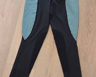 Kerrits Performance Knee Patch Riding Tight with Houndstooth Pattern