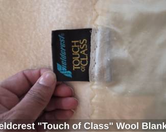 Fieldcrest Touch of Class Wool Blanket 