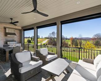 Williams Sonoma Huntington Wicker Patio Set & Pottery Barn Montecello Piece Outdoor Dining Set