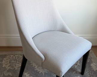 Restoration Hardware Ella Fabric Dining Side Chair B 