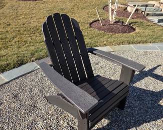 POLYWOOD Classic Adirondack Chair Black