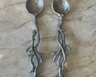 Michael Aram Ocean Coral Salad Servers