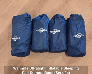 Wannnts Ultralight Inflatable Sleeping Pad Storage Bags Set of 