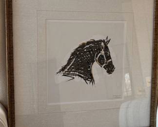 Equestrian Study No. by C. Barrett Limited Edition Print