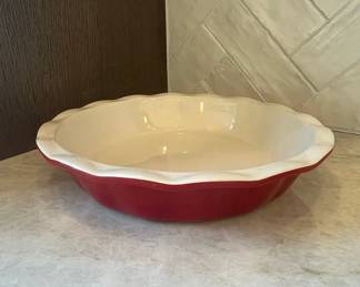 Good Cook Red Fluted Pie Dish