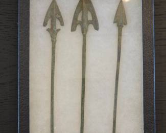 Set of Three Bronze Age Arrowheads