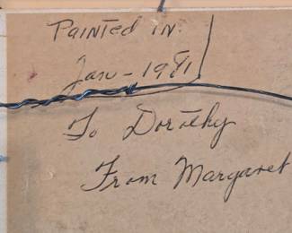 Floral Still Life Oil Painting by M. Cleary fourth image