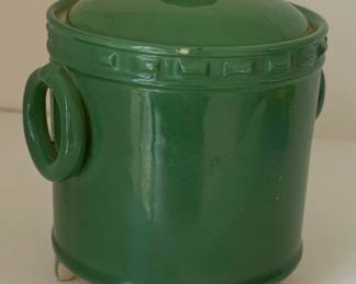 Erphila Art Pottery Covered Jar, Czechoslovakia