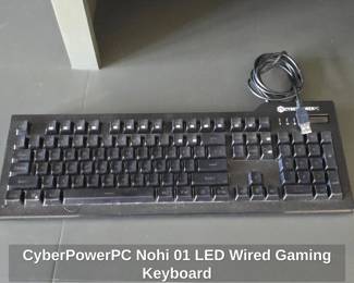 CyberPowerPC Nohi 01 LED Wired Gaming Keyboard
