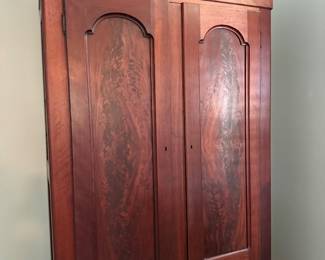 Antique linen press Armoire