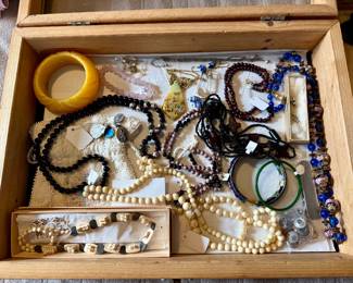 Some of the vintage jewelry