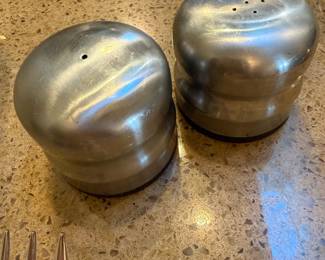 Danish stainless salt & pepper