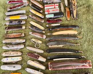 Pocket knives & razors!