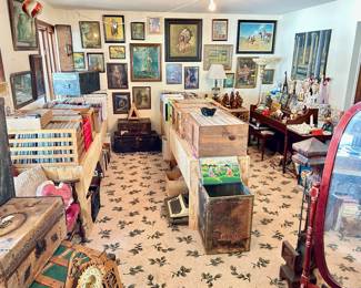 LOTS of LPs, CDs, artwork, etc