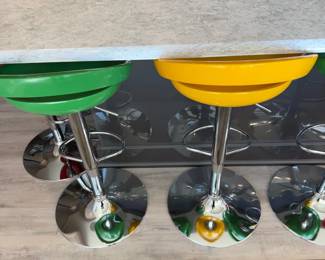 ELAMA Retro Adjustable Bar Stools