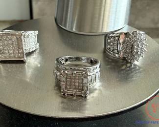 14KT Gold and Diamond Rings